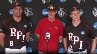 NCAA Baseball Tournament - RPI vs Farmingdale (Game 3) RPI Post Game