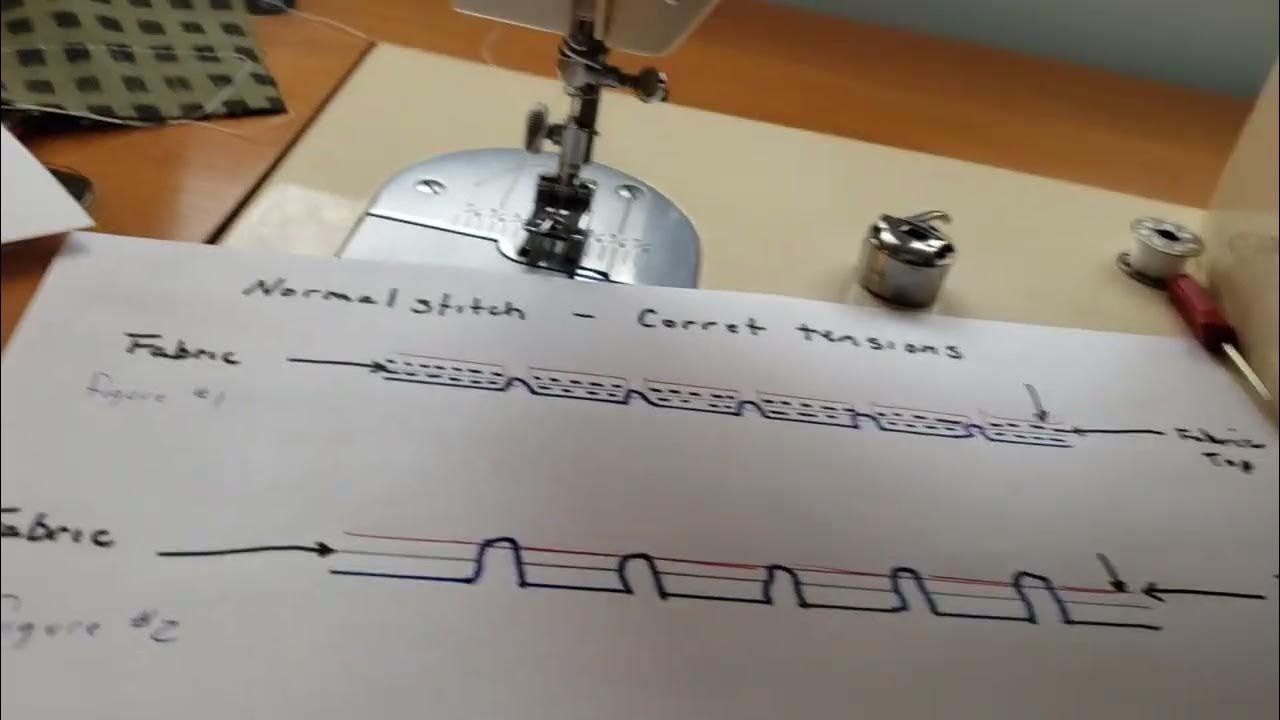 How to adjust your tension part 2. On Sears Kenmore sewing machine or