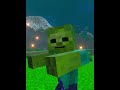 Zombie Helping Villagers 🤔 Minecraft Animation #shorts