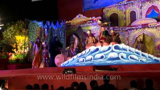 Construction Of Ram Setu By Vanar Sena