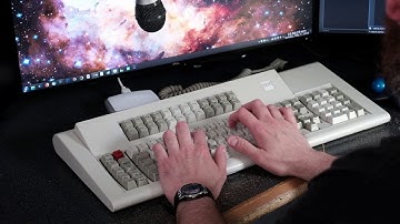 Keyboard Sound Check - IBM M122 Battleship (IBM Buckling Spring)