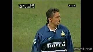 Roberto Baggio vs Lazio 1999 Coppa Italia QF (All Touches & Actions)