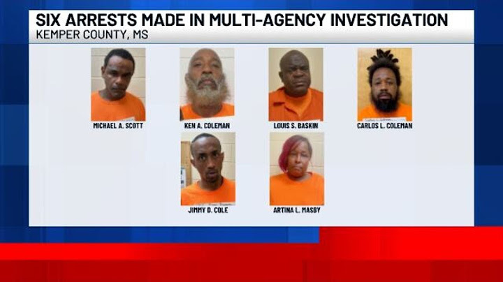 Six arrests made in Multi-Agency Investigation
