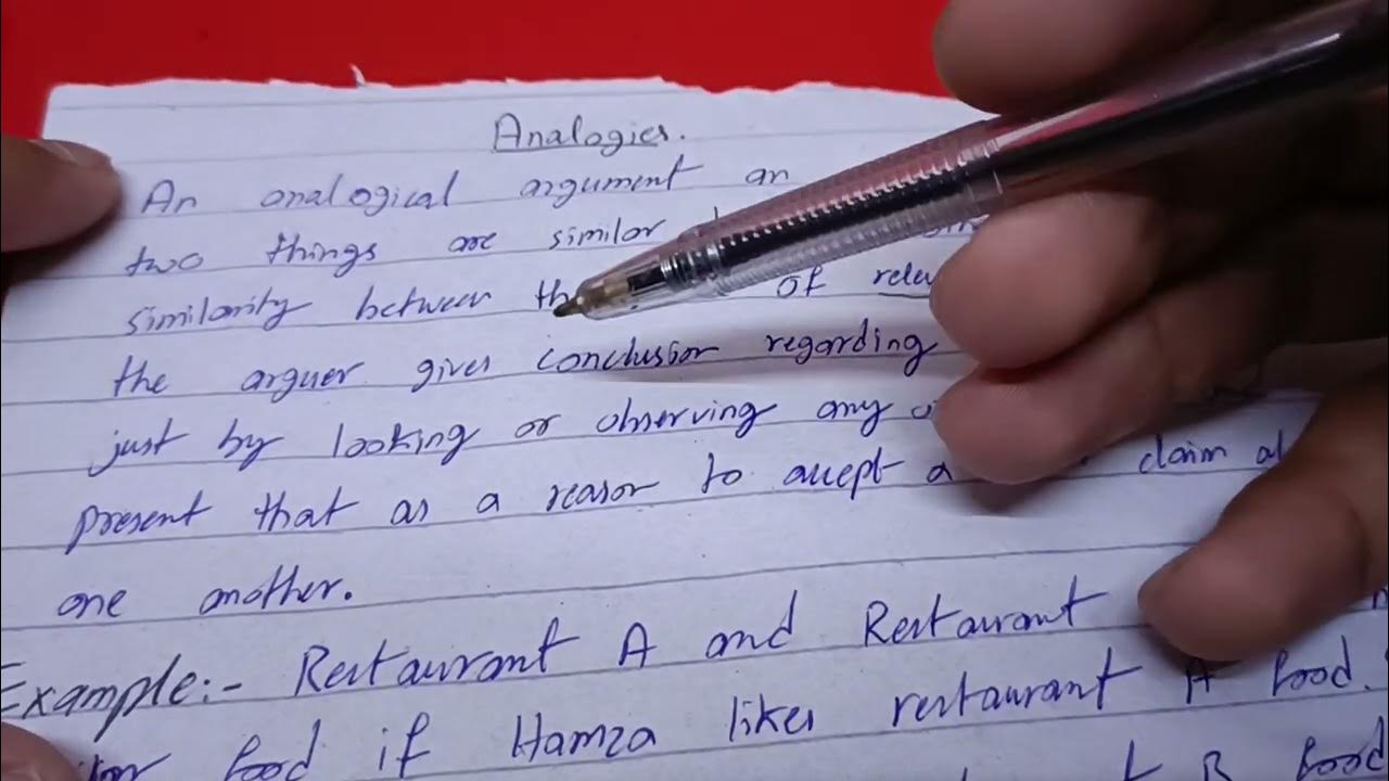 Analogical Arguments Logical Reasoning Explained in Urdu YouTube