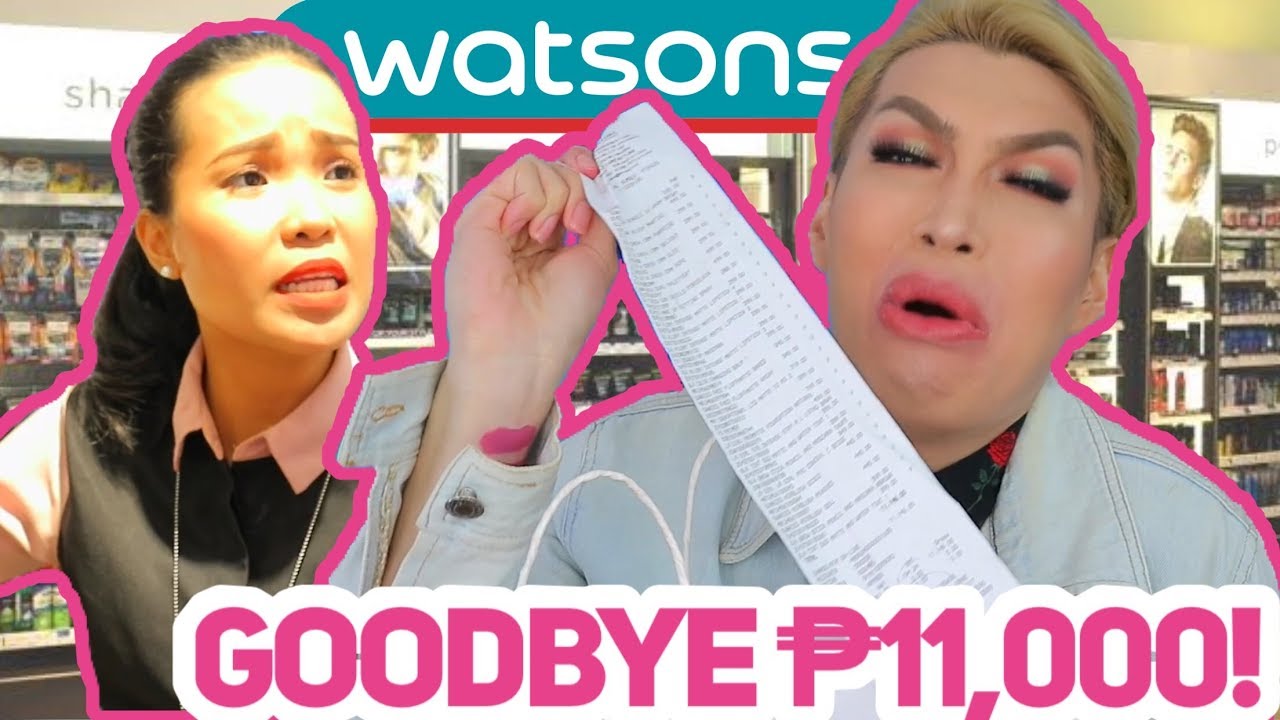 BINILI KO LAHAT NG SUGGESTIONS NG MGA SALESLADY SA WATSONS! (UNEXPECTED + GIVEAWAY!)