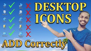 How to Add Desktop icons correctly | Dyricx Enigma | English Net Worth