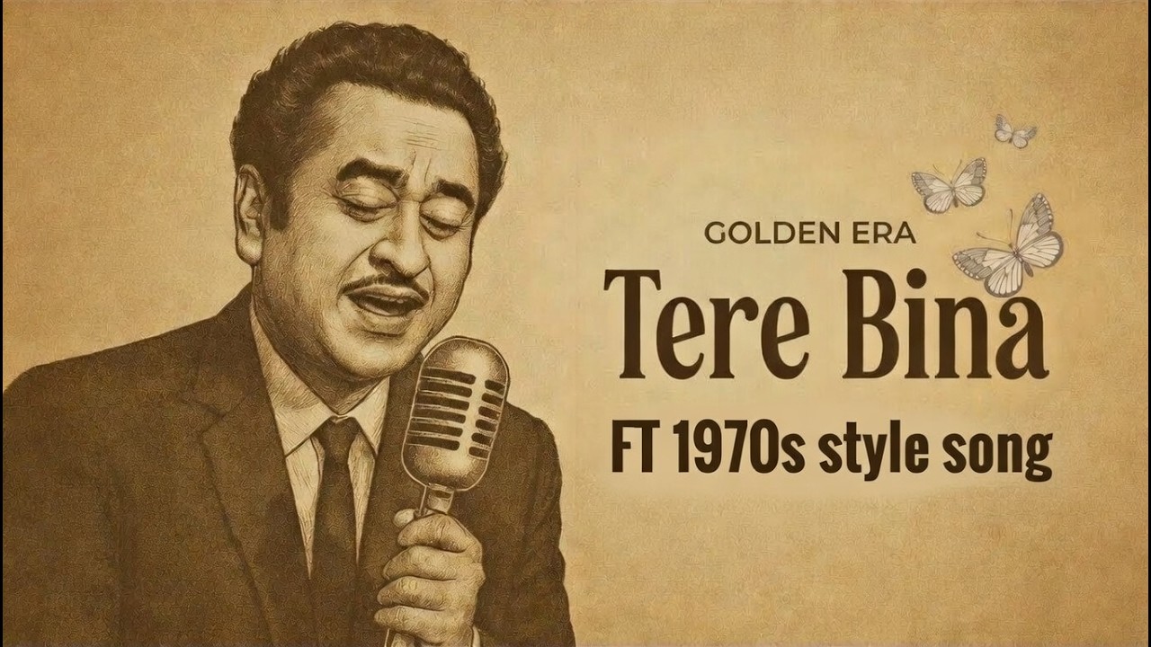 Tere Bina (Without You) | Soulful 1970s Melodic Ballad || Heart-Touching Song*#Vintage Bollywood