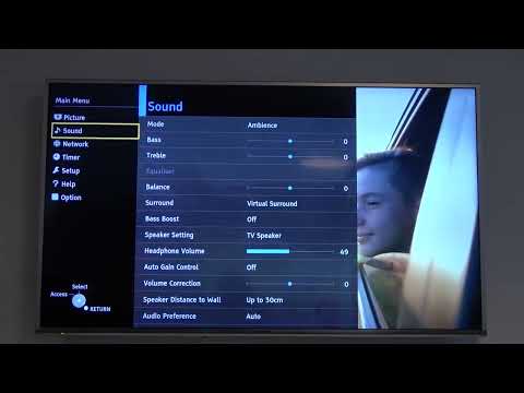 How to Enable / Disable Bass Boost on Panasonic TV?