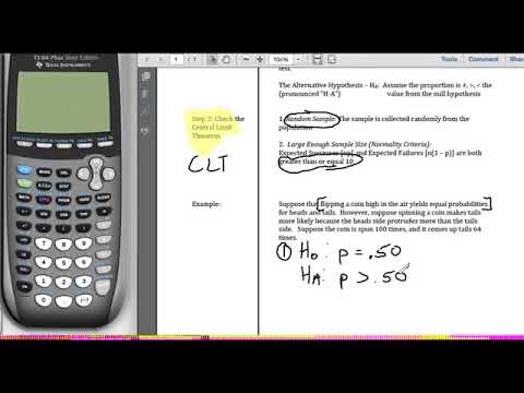 STA2023 Chapter 8 Video 1 One Proportion Hypothesis Test Components Part 1