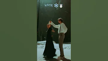 Winter Snow Snowman Love Dance Couple Happy Trend White Romance Christmas Close Canada 