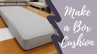 How to Make a Box Cushion Cover for a Cushion or Chair ✂ DIY HOME DECOR