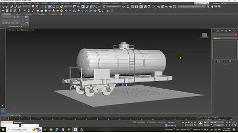 3DsMax Tutorials, Learn 3D Modeling a Tank Wagon in Railways from Scratch in 3Dsmax.( Part 6)