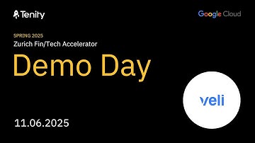 Veli Demo Day Pitch. Zurich Fintech Accelerator. Spring 2025