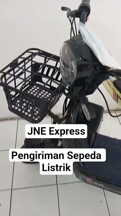 Pengiriman sepeda listrik menggunakan ekspedisi JNE Express  #jne #paket #sepedalistrik #jnecargo