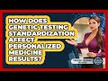 How Does Genetic Testing Standardization Affect Personalized Medicine Results?