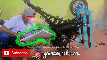 Rebuild Pulsar Ns200  Part 1  new swingarm YZF-R15🔥😈                        #ns200 #pulsar