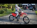 2014 Honda CRF250R startup