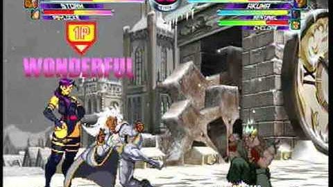MvC2 Online (360): Brett (MSP) vs Josh 360 (Aku/Sent/Cyke) *Akuma OCV* 16 .:11.9.10:.