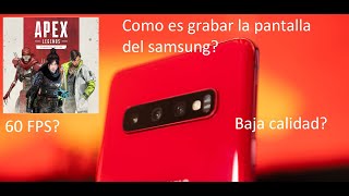 Samsung Galaxy S10 prueba Gaming 2022 (APEX GAMEPLAY)