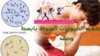 وصفه سحرية لضعف الحيوانات المنوية ️‍