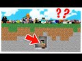 100 PLAYER vs 1 CACCIATORE in MINECRAFT!!