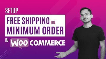 WooCommerce Shipping Part 1 - setup free shipping with minimum order e.g ₹3000 by NexGen Innovators