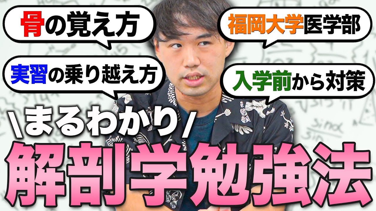 【タイパ良すぎ】現役医学生に解剖学を合格する秘訣を聞きました！ — Transcript