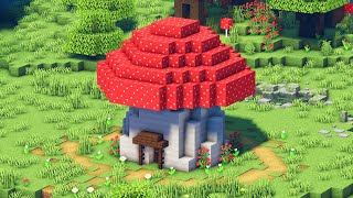 Minecraft | How to Build a Mushroom House
