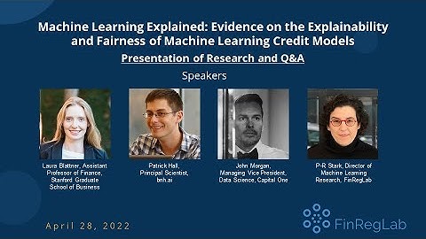 Machine Learning in Credit Underwriting Models Explained: Presentation of Research and Q&A