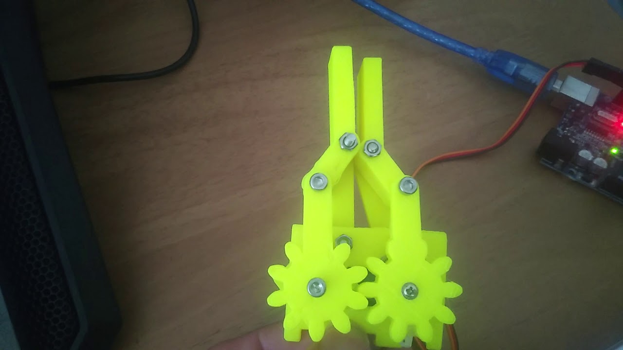 ロボットアームを作る その1 グリッパー作成 物を作る者