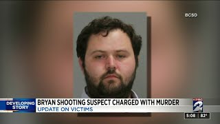 Bryan shooting suspect charged with murder