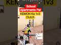 BGMI 4.2 😱 | School Apartments Par KEMON Ka 1v3 Clutch 🔥 | BGMI Shorts
