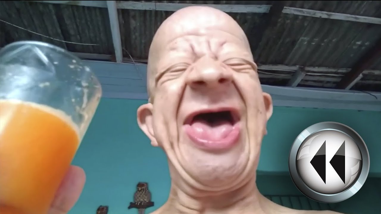 Bald Guy Drinking Orange Juice Meme Original Reverse Youtube.
