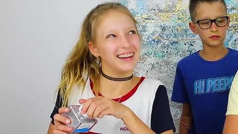 PAUSE SLIME CHALLENGE with Our DAD!!!