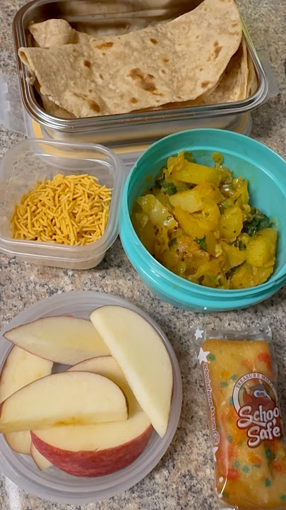 Lunch Box : Cabbage Aloo Sabzi Roti! #gta #ytshorts #food #shorts #short #toronto #canada #hyderabad