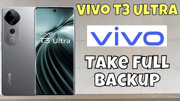 Vivo T3 Ultra Backup & Reset Settings || Backup & Restore Guide || Take Full Backup (Easy Tutorial)