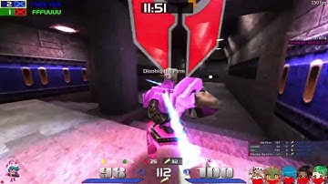 Best def EU - full game, QL CTF pickup, Courtyard #quake #ctf  #rtx4090