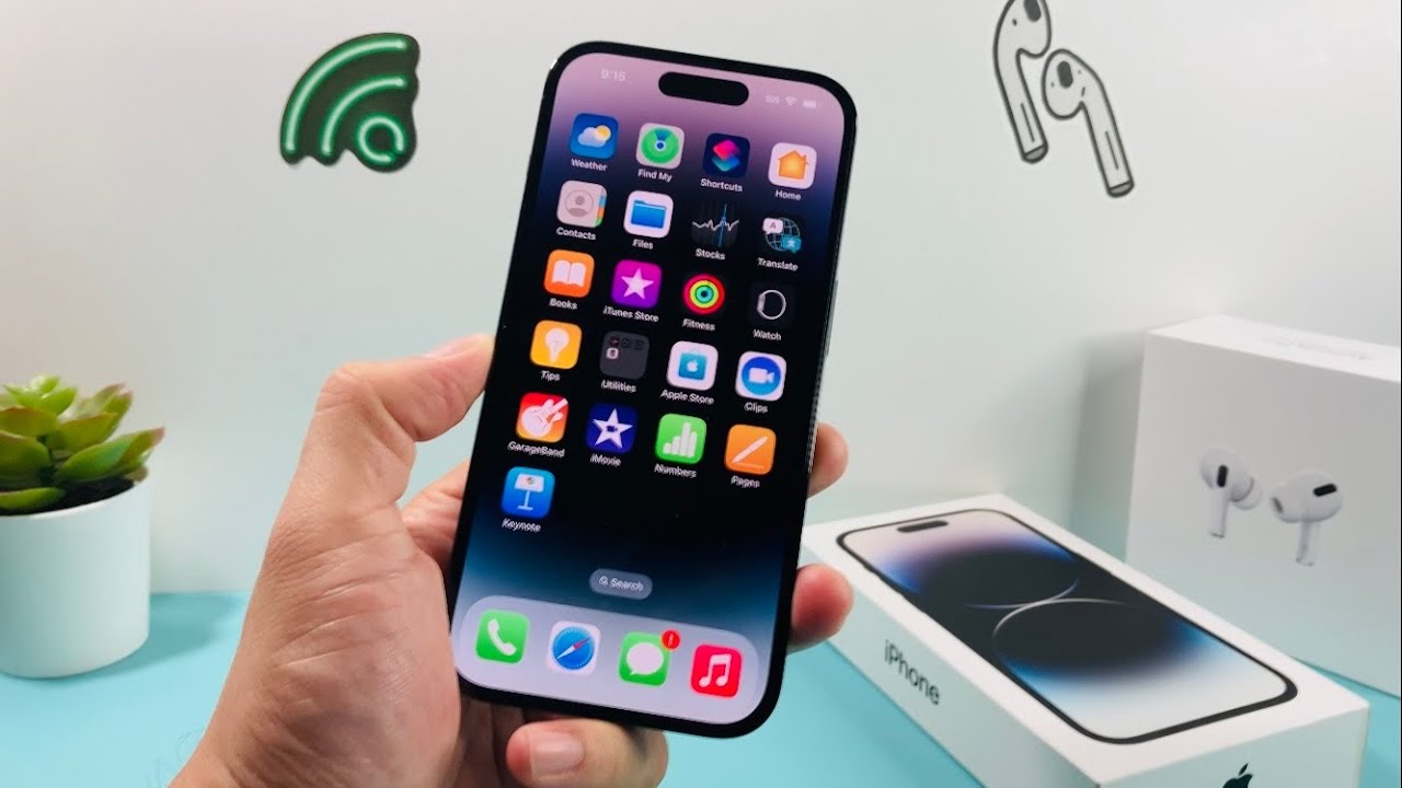 IPHONE 14 PRO SPACE BLACK UNBOXING!!! - YouTube