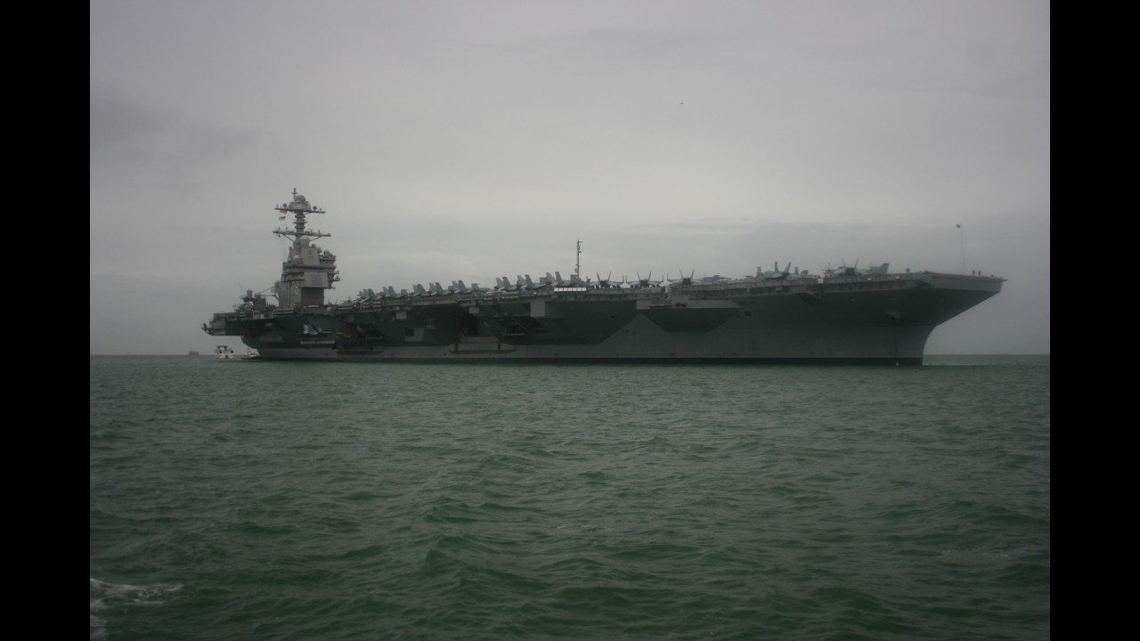USS GERALD R.FORD.  (CVN-78). STOKES BAY. 16th NOVEMBER 2022