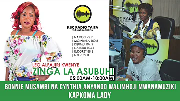 Bonnie Musambi na Cynthia Anyango walimhoji Kapkoma Lady kwenye Zinga la Asubuhi