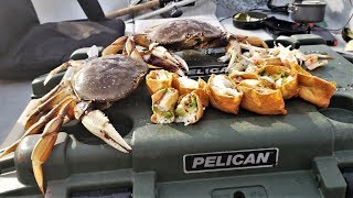 Was I a Victim of Poachers? Catch and Cook Dungeness Crab  MOUTH WATERING Unique Recipe