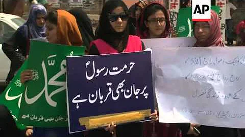 Protests against Muhammad film and cartoons in Pakistan