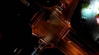 INTERSECTION HYPERLAPSE AT NIGHT