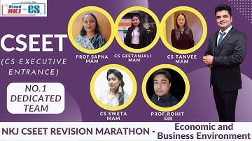 Economic & Business Environment | CSEET | REVISION MARATHON | by SAPNA MA