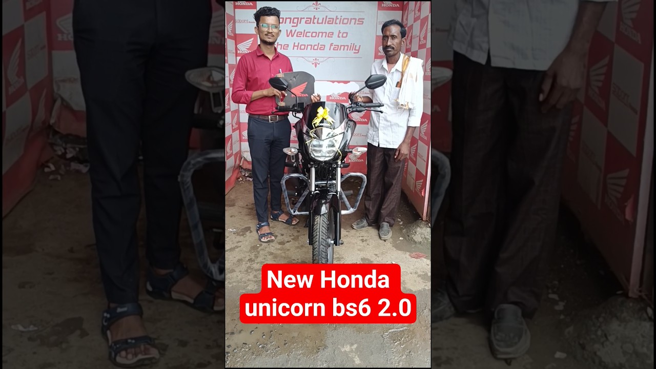 delivery 🙏 new Honda unicorn bs6 2.0 