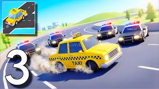Taxi Run Traffic Driver - Gameplay Walkthrough Part 3 - Crazy Taxi Driver Police Chase (Android iOS) screenshot 3
