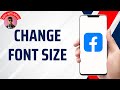 How to Change Font Size in Facebook 2025 — Easy Settings Guide
