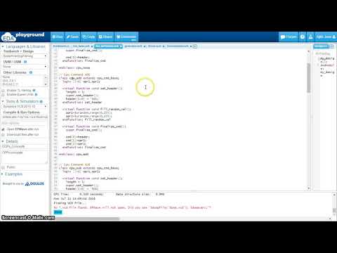 Course : Systemverilog Verification 3 : L10.4: OOPs Example: Writing CPU & Memory Command Classes
