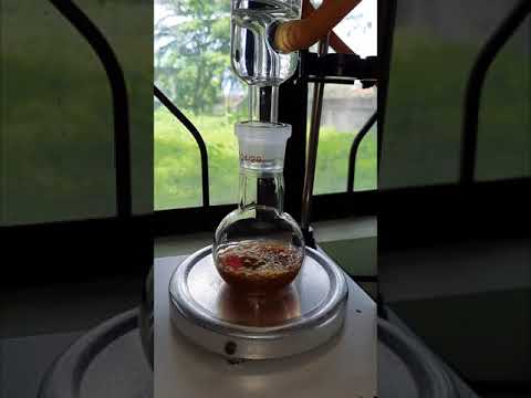 Video Capsicin Extraction and Ethyl Alcohol Refluxing in Potassium Dichromate 2 - youtube
