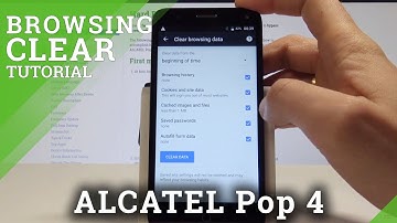 How to Clear Browsing Data on ALCATEL Pop 4 - Delete Browser History